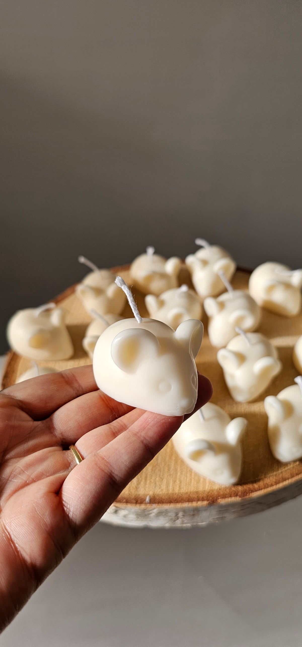 Lot 15 witte muisjes