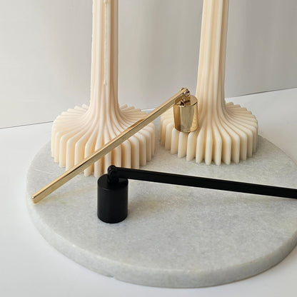Black candle snuffer